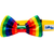 Cutie Ties Dog Bow Tie One Size Pride Flag