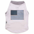 Denim Inspired American Flag Tee Large White