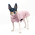 DCNY Mock Neck Sleeveless Sweater Tank Pink SM