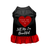 Feed Me Treats & Tell Me I'm Beautiful Large Black w Red Ruffle