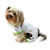 Knit Cotton Pajamas with Party Animals M White