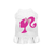 My Barbie Silhouette- Dog Dress WHITE S