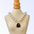 My Fa-BOO-Lous Pearl Ghost Necklace Large BLACK