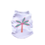 Palm Tree Tank Top Large WHITE