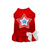 Sequin Star Dress/Tee 2X Large RED