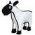 Tuffy Barnyard Sheep Pet Toy