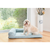 Medium Bolstered Pet Bed Poly Fill Dog Cushion