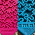 Large Bluee Jigsaw & Large Pink Jigsaw EMat Lick Mat Bundle Pet Bowl