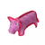 DuraForce Pig Tiger Pink-Pink Pet Toy