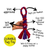 3-in-1 Enrichment Tube for Dogs - Tug Toy, Treat Dispenser & Snuffle Ball - Lavender