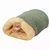 GOOPAWS 4 in 1 Self Warming Burrow Cat Bed, Pet Hideway Sleeping Cuddle Cave 22" x14" x10" Sage Green