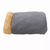 GOOPAWS 4 in 1 Self Warming Burrow Cat Bed, Pet Hideway Sleeping Cuddle Cave 22" x14" x10" Grey