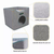 JESPET Foldable Cat Condo, Cat Cube House & Sleepping Bed with Lying Surface and 2 Reversible Cushions, Cat Hiding Place, Cat Cave, Linenette Fabric, Felt and Engineered Wood, Scratch Resista 15.4" x15.4" x15" Smoke Gray