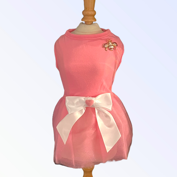 Bee Mine Valentine Dog Dress X Large