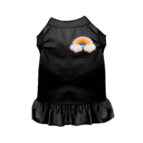 Chenille Rainbow X Small BLACK
