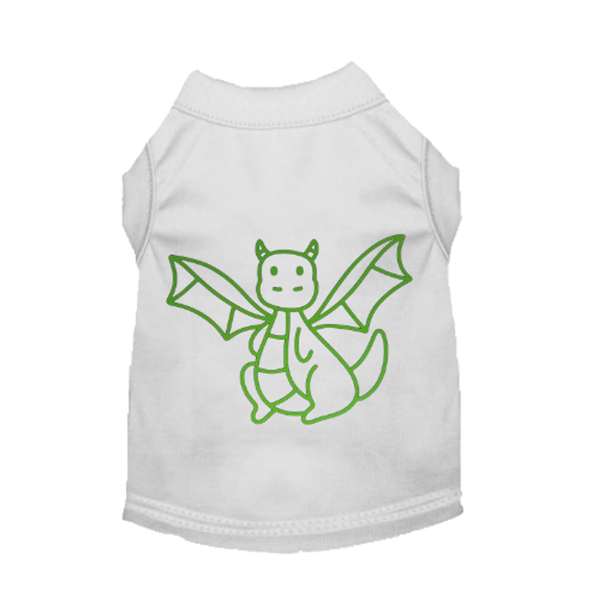 Cute Little Dragon- Dog Shirt BLACK XL