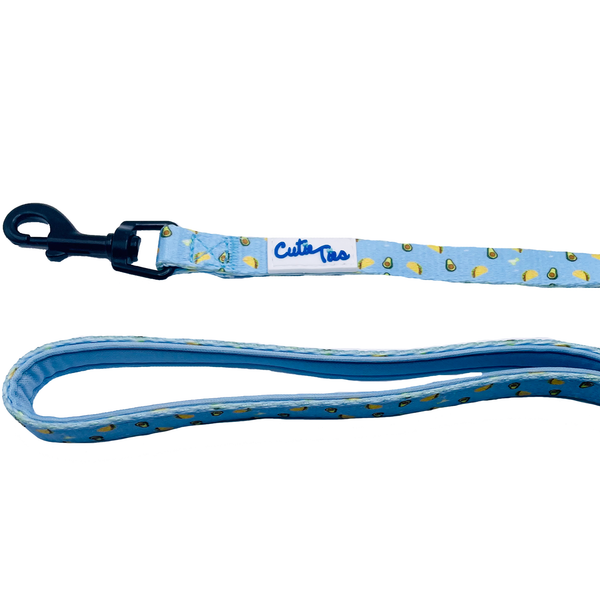Cutie Ties Fun Design Dog Leash Small Taco Tuesday