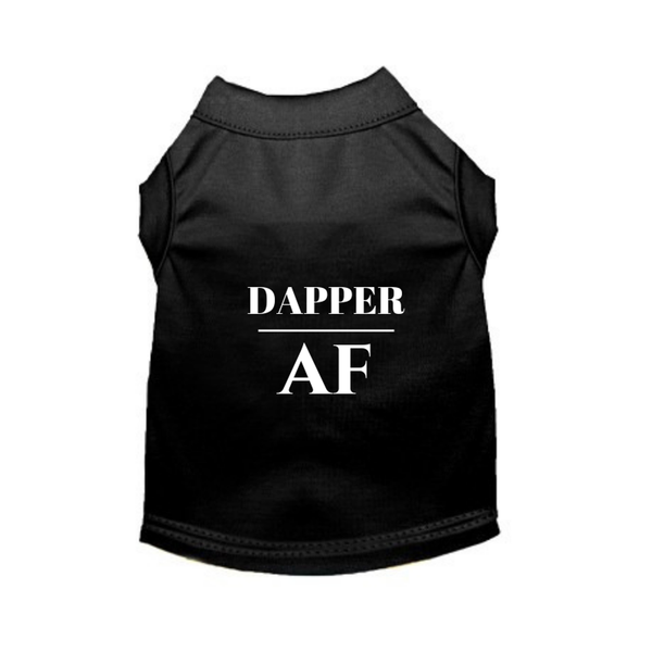 Dapper AF Tee Small Black