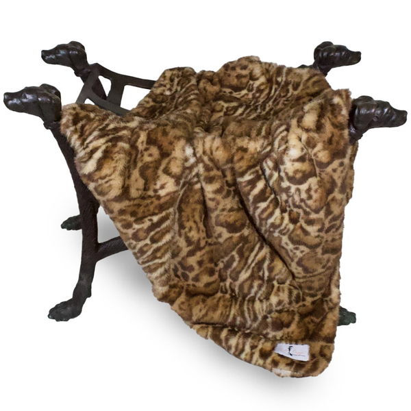 Deluxe Dog Blanket Small Jungle Cat