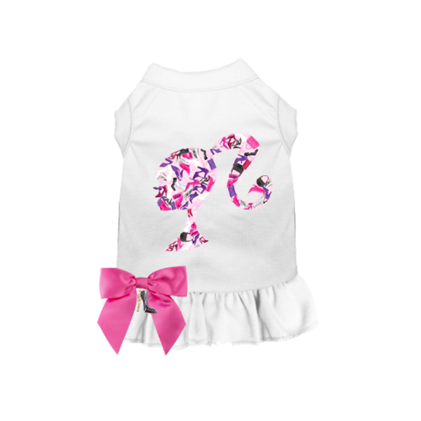 My Barbie Silhouette- Dog Dress BLACK XS