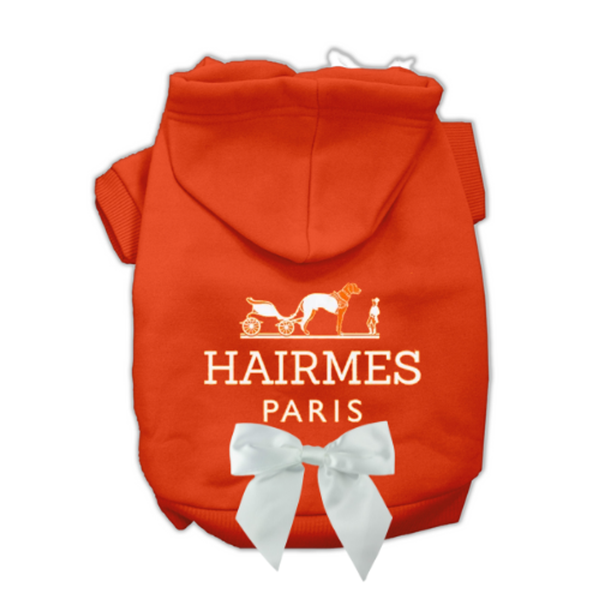 My Everyday Hairmes Dog Hoodie Without Bow Medium