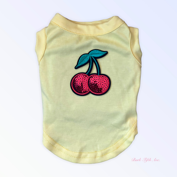 My Fabulous Cherry Tank X Small YELLOW