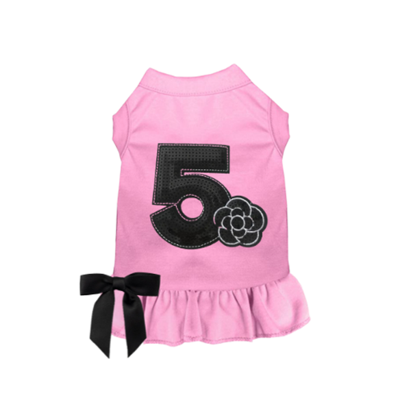 No. 5 Camellia Dress Small PINK