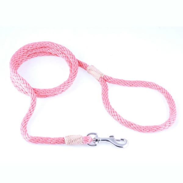 Nylon Snap Leads (6 ft x 1/8in or 4mm) Peach