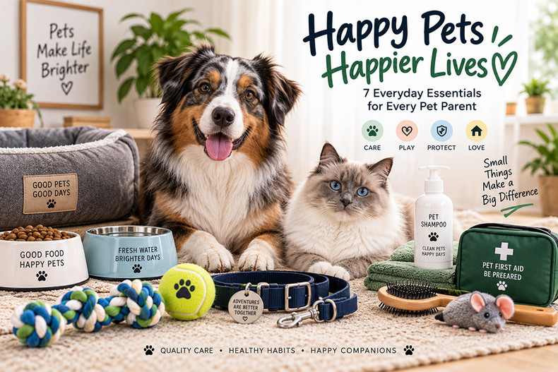 7 Everyday Essentials Every Pet Parent Should Have at Home