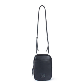 Black Leather Unisex Shoreditch Bag YH 8100710 BLI