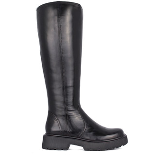 Women's Leather Long Boots  GP 5423411 BLK