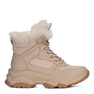 Women’s Beige Winter Combination Sneakers GF 5517932 NDF