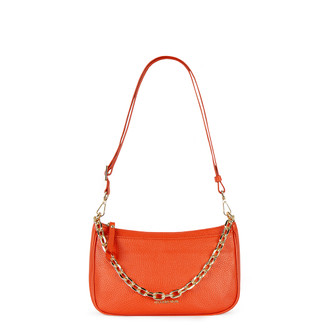 Leather Tangerine Amalfi bag with a Chain YG 5148813 ORZ