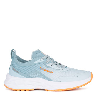 Women's Blue Sneakers with an Orange Sole GV 5116024 BUO