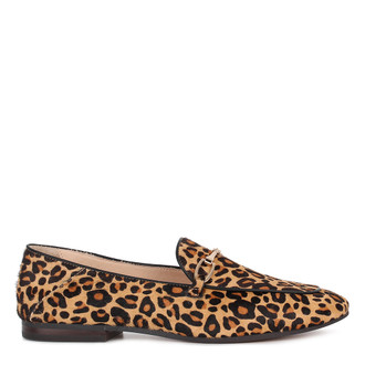 Women's Leopard Slip On Loafers GQ 5209914 LEO