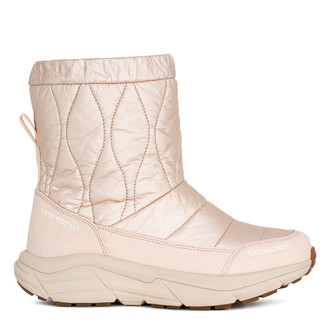 Women's Autumn Cream Nylon Quilted Ankle Boots GV 5314924 GLZ Women's Autumn Cream Nylon Quilted Ankle Boots GV 5314924 GLZ
