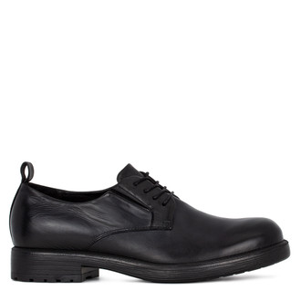 Women's Grey Leather Derby Shoes MP 5219914 DGA