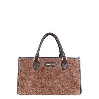 Women's Murano Bag in Eco-Fur with Leather Trim XB 5320124 TPB