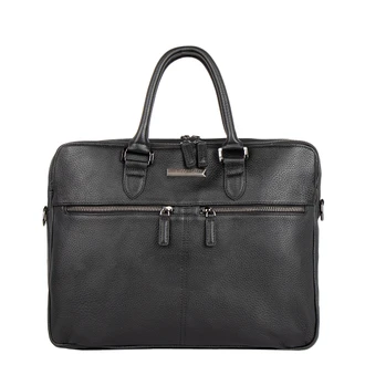 Men's Cambridge  Leather Business Bag YB 7468014 BLK