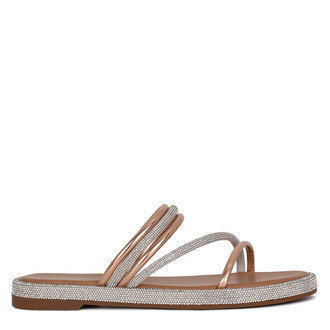 Women's Leather Silver and Gold Sandals GW 5103825 SLZ
