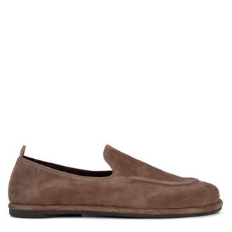 Women's Nut Brown Suede Loafers GB 5208016 NTS