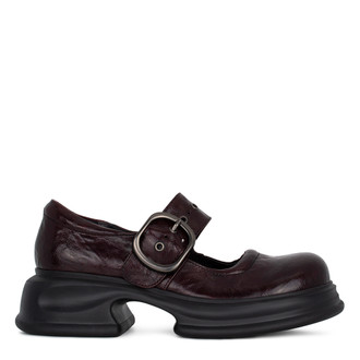 Women's Burgundy Patent Leather Pumps GB 5220615 BDA
