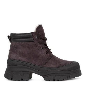 Women's Brown Winter Suede Boots with Laces GJ 5542615 TPS Women's Brown Winter Suede Boots with Laces GJ 5542615 TPS