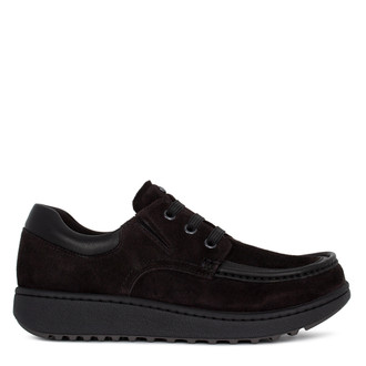 Women's Dark Brown Leather Moccasins TL 5213915 DBS