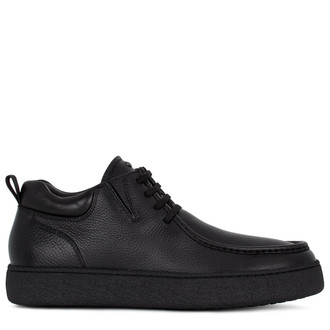 Men's Sleek Black Leather Winter Boots TL 7518915 BLI Men's Sleek Black Leather Winter Boots TL 7518915 BLI
