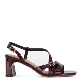 Burgundy Patent Leather Sandals GG 5162026 BDP