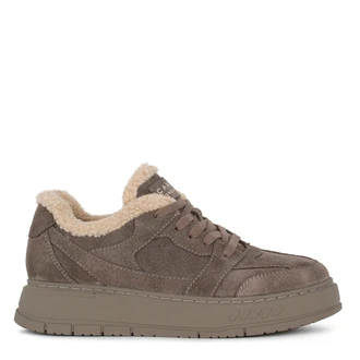 Women's Gray Suede Winter Sneakers GD 5814516 GRS