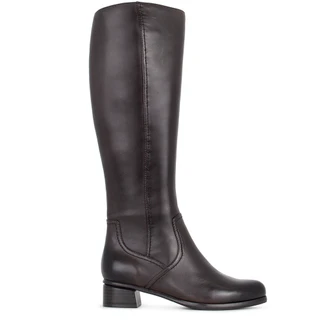 Women's Brown Leather Boots GP 5434516 BRI