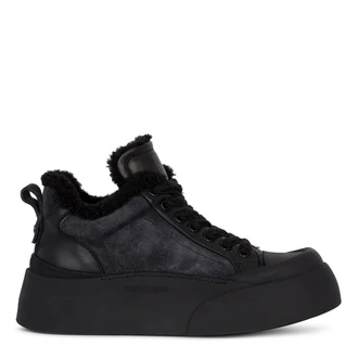 Women's Grey High-Sole Winter Sneakers TO 5502916 DGS