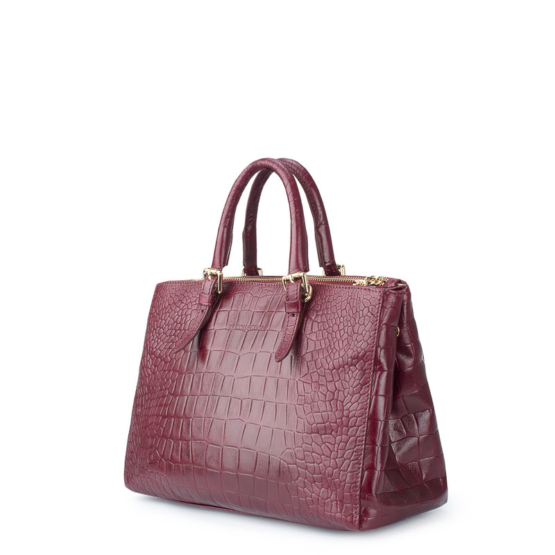 maroon tote